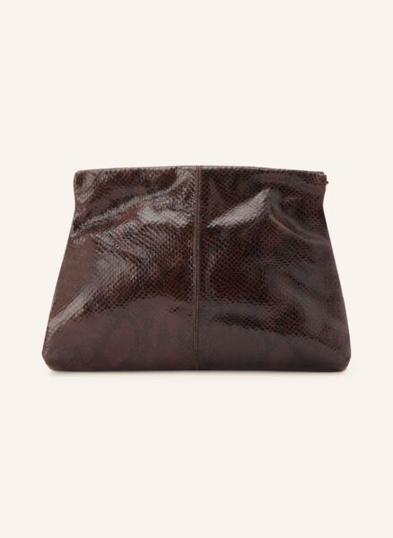 Flattered Clutch Clay braun