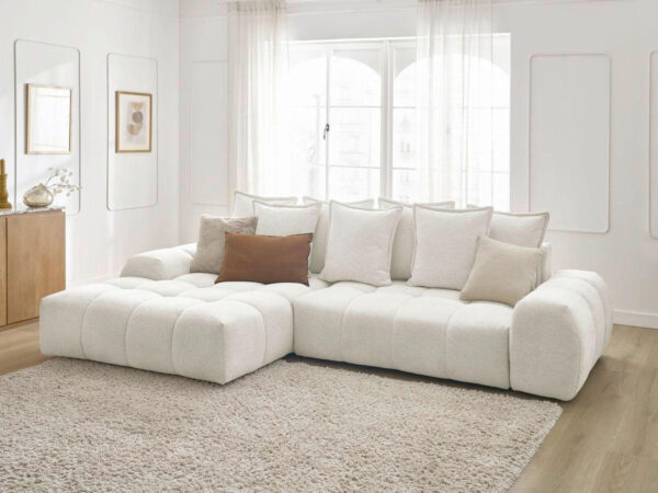 Livetastic ECKSCHLAFSOFA Weiß xxxlutz.de