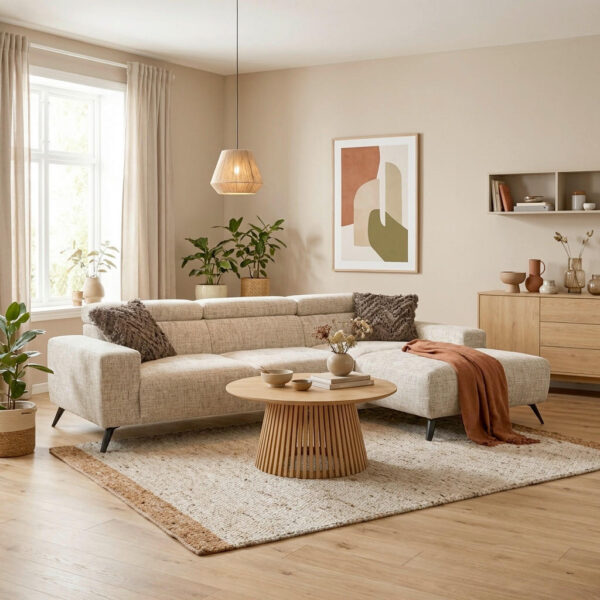 Livetastic ECKSOFA Beige