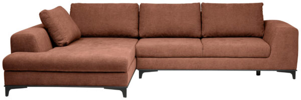Stylife ECKSOFA Terracotta