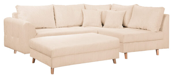 Livetastic ECKSOFA Creme
