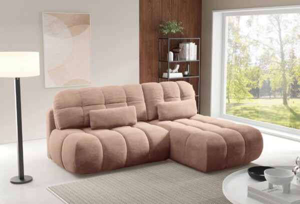 Livetastic ECKSOFA Rosa