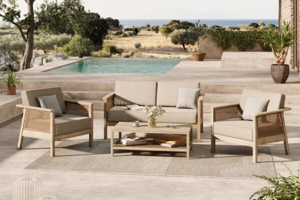Ambia Garden LOUNGEGARNITUR Akazie