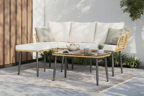 Ambia Garden LOUNGEGARNITUR Natur, Beige xxxlutz.de