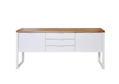 Livetastic SIDEBOARD Weiß, Eiche xxxlutz.de