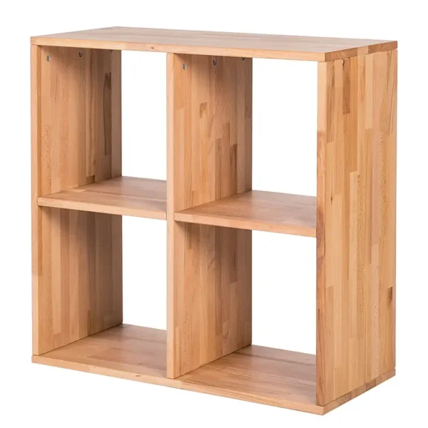 Regal GrapWOOD Massivholz Kernbuche, geölt Braun/Kernbuche 76 x 76cm Kernbuche