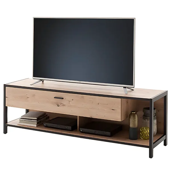 TV-Lowboard 175 cm Front & Korpus: Spanplatte, beschichtet Gestell: MDF Mitteldichte Holzfaserplatte , beschichtet Braun 175 x 57 x 46cm