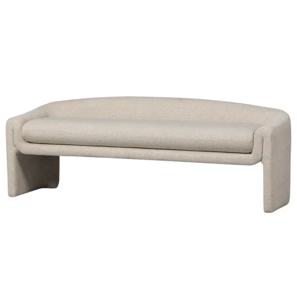 Küchensofa Zone 160 x 60 x 52cm Beige/Beige