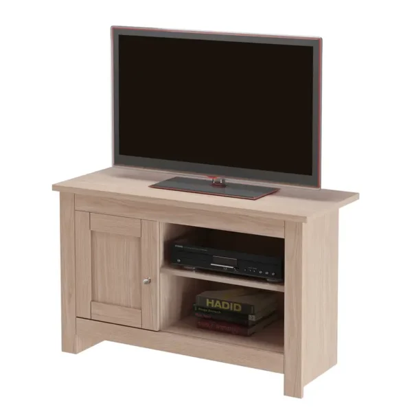 TV-Lowboard Gunnadi Spanplatte, foliert Beige/Eiche Dekor 95 x 58 x 39cm