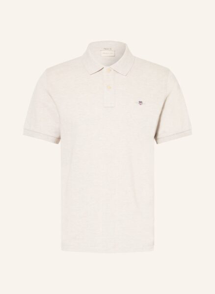 Gant Piqué-Poloshirt Regular Fit grau