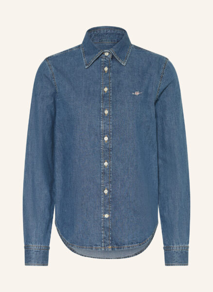 Gant Jeansbluse blau