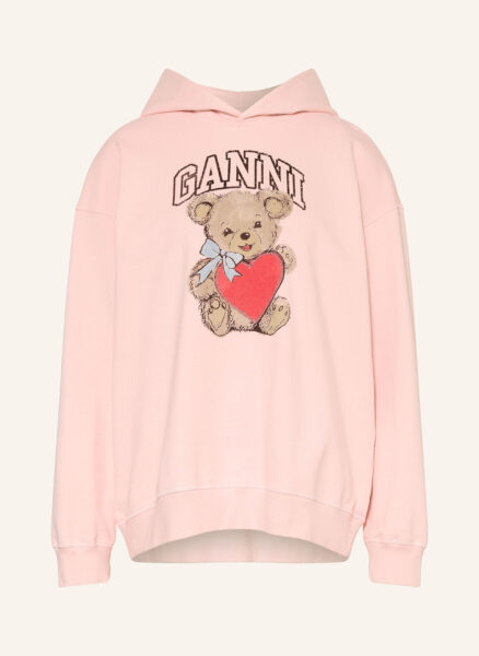 Ganni Oversized-Hoodie rosa