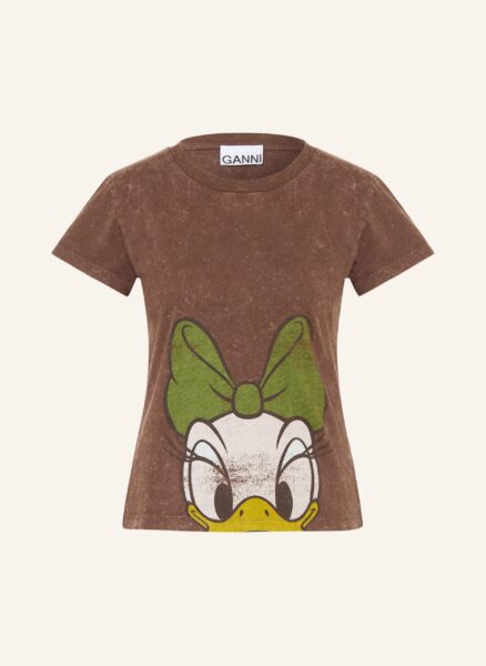 Ganni T-Shirt braun
