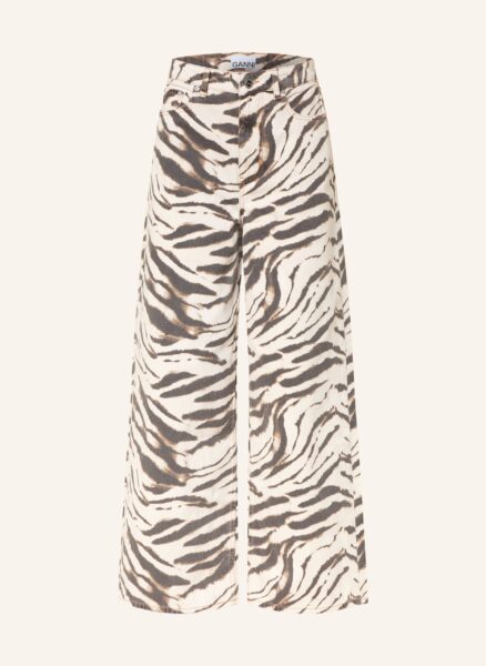 Ganni Wide Leg Jeans Lari beige