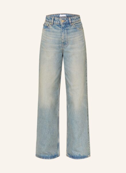 Ganni Wide Leg Jeans Izey blau