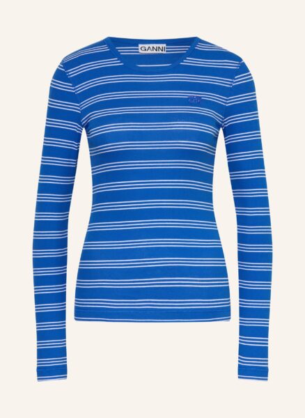 Ganni Longsleeve blau