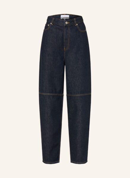 Ganni Barrel Jeans Stary blau