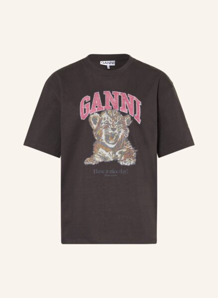 Ganni T-Shirt schwarz