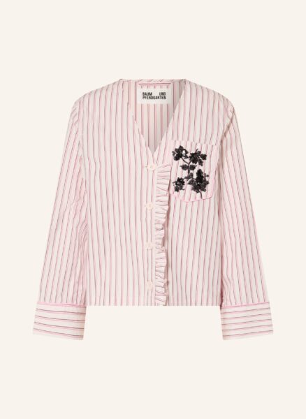 Baum Und Pferdgarten Bluse Briel Mit Pailletten Und Rüschen pink