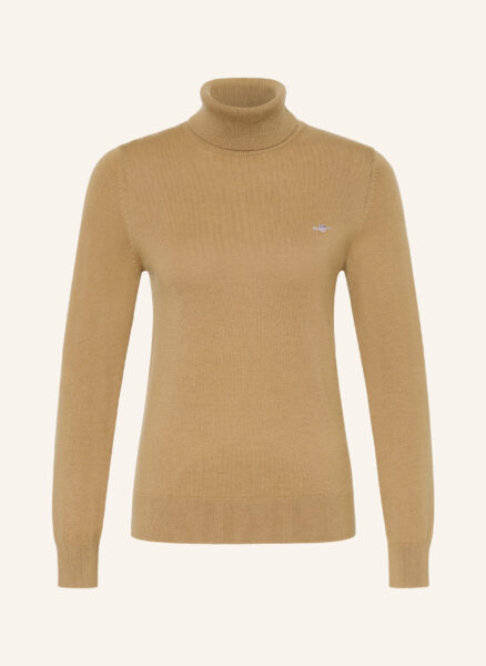 Gant Rollkragenpullover braun
