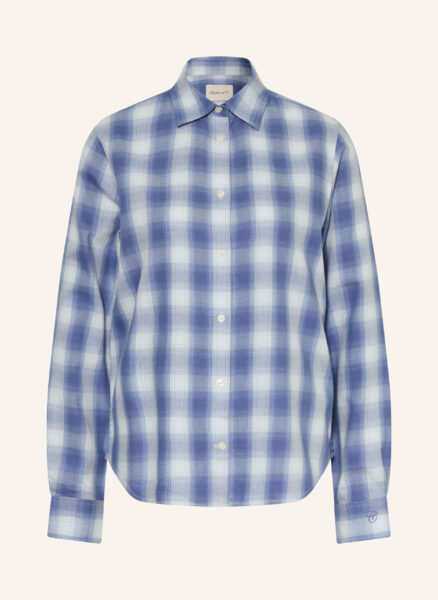 Gant Hemdbluse blau