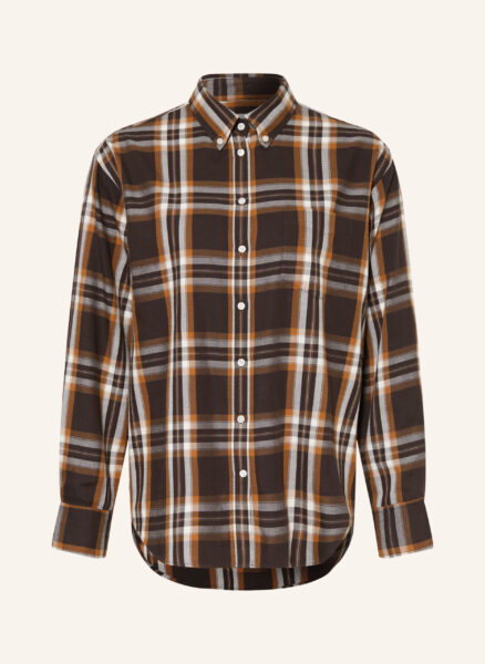 Gant Hemdbluse Aus Flanell braun