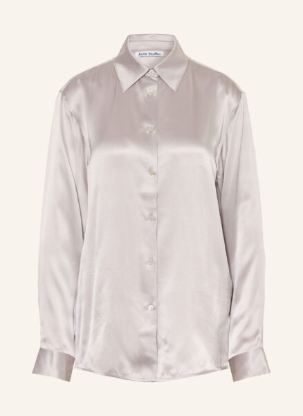 Acne Studios Hemdbluse Aus Seide lila
