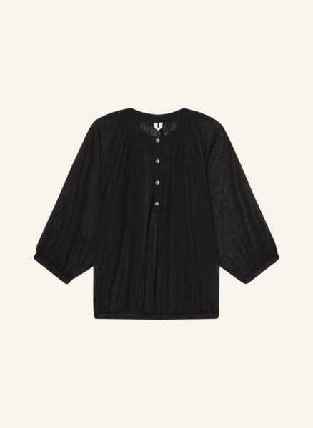 Arket Strick-Blusenshirt Mit 3/4-Arm schwarz