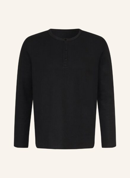 Arket Henley-Shirt schwarz