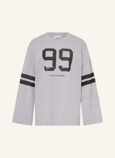 Baum Und Pferdgarten Sweatshirt Jeevana grau