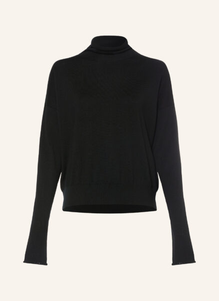 Arket Rollkragenpullover Aus Merinowolle schwarz