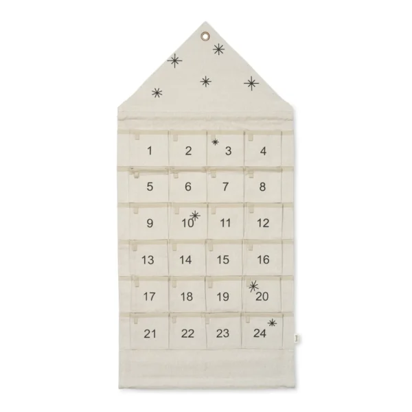 Ferm Living Star Adventskalender Haus 100cm Sand