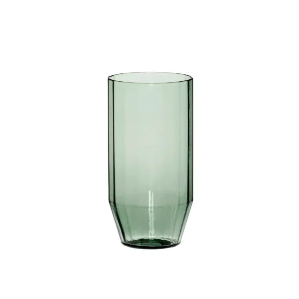 Hübsch Aster Wasserglas 14 cm Grün