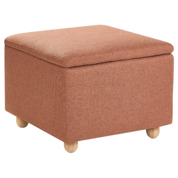 POUF mit Stauraum Stoff Goldbraun Ferndale