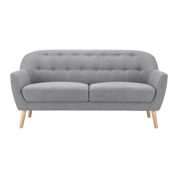 Sofa Anela Hellgrau Webstoff